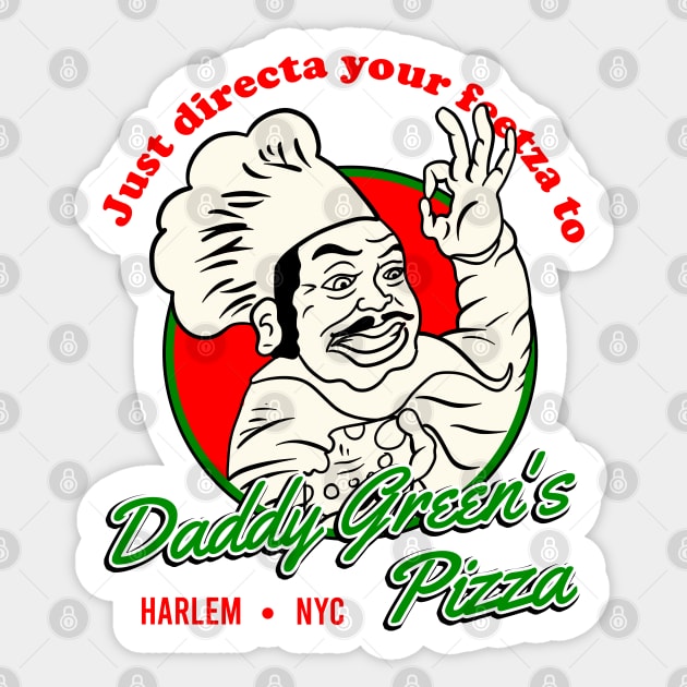 Daddy Green's Pizza Sticker by OniSide